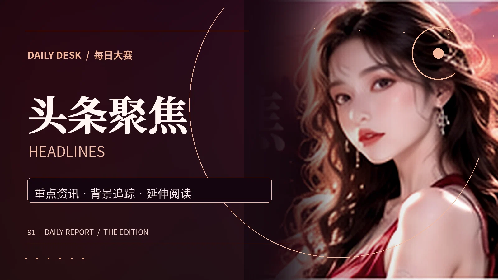 城市灵感资讯主题视觉